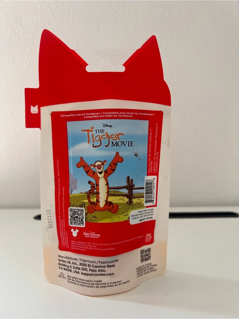 Disney Winnie the Pooh Tigger Tonie Audio Figurine